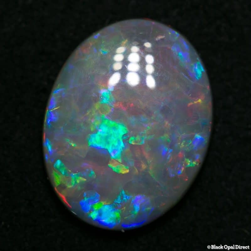 2.19 ct dark opal 12x9x2mm