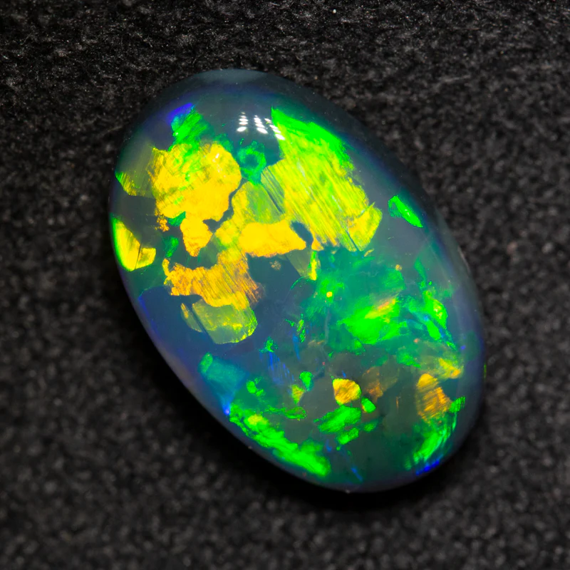 2.20 ct black opal 11.3x7.3x4mm