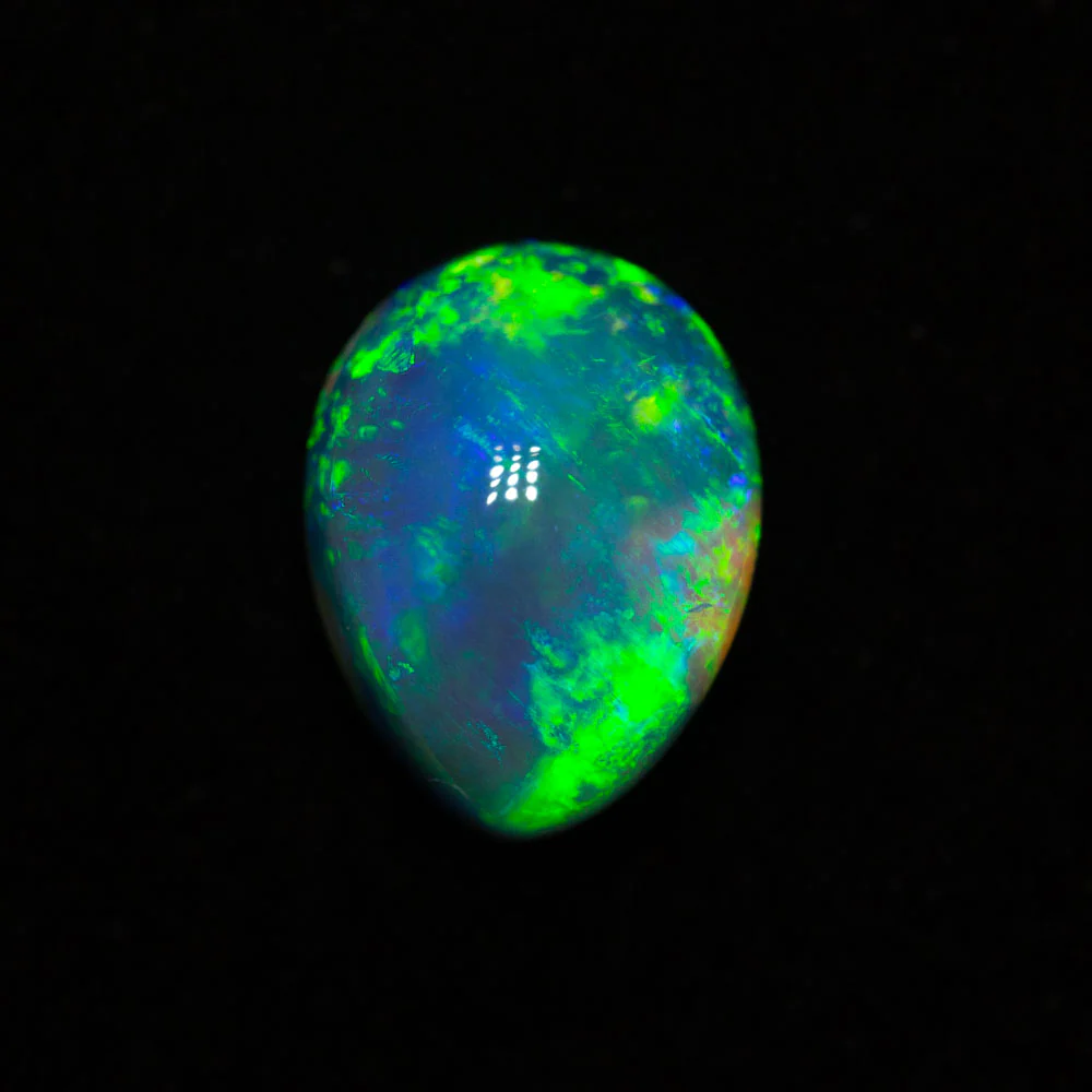 2.20 ct black opal gem 9.8x7.4x5.3mm - Image 2