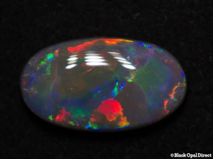 2.24 ct semi black opal 13x7.5x3mm
