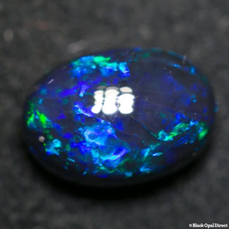 2.26 ct black opal 10x7x5mm