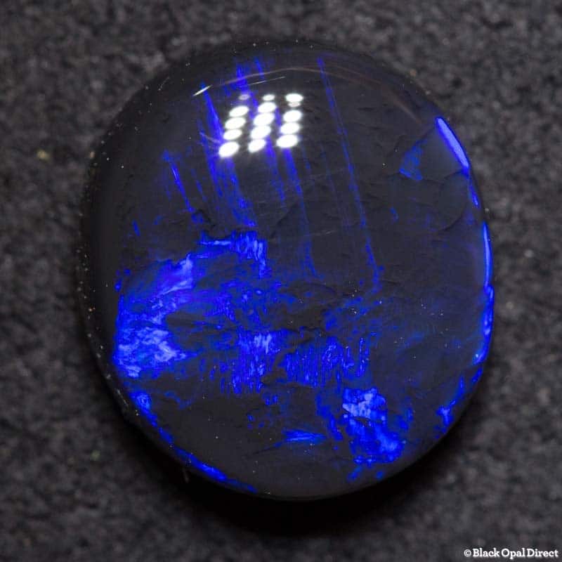 2.38 ct black opal 10x9x4mm