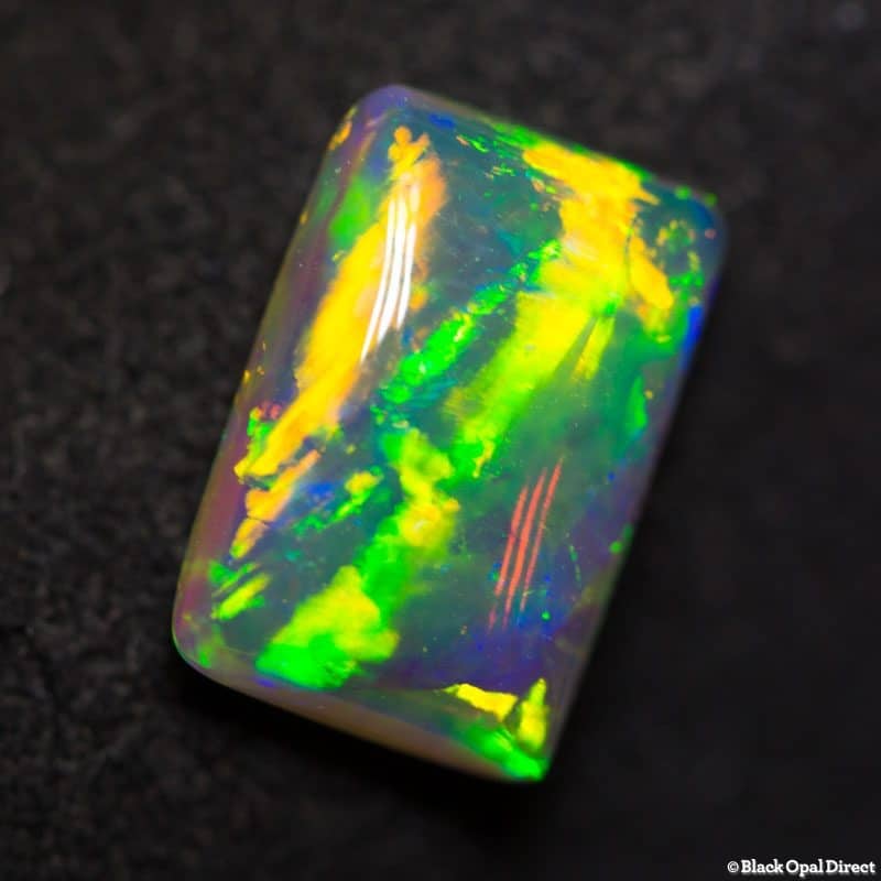 2.50 ct cushion cut gem crystal opal