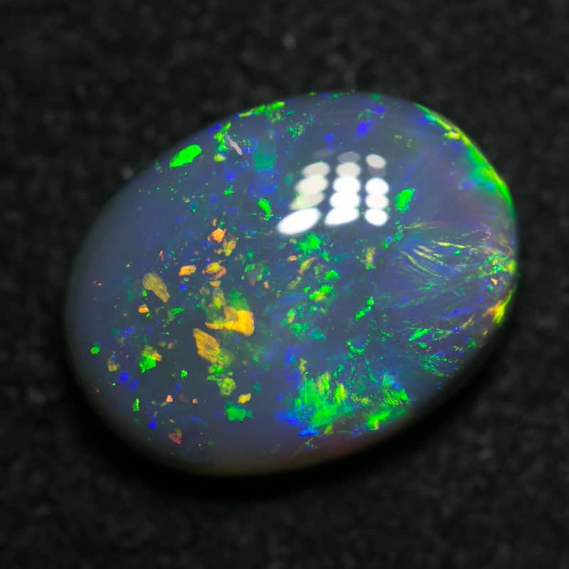 2.65 ct dark opal 11x8x4mm