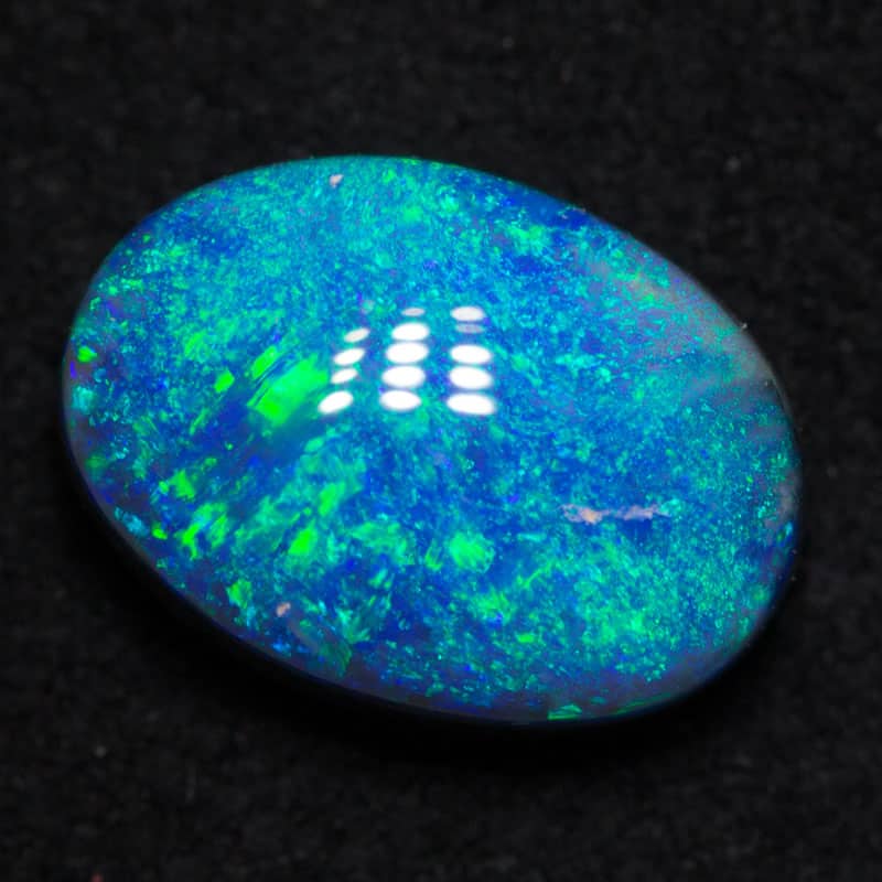 2.75 ct black opal 11x8x4.5mm