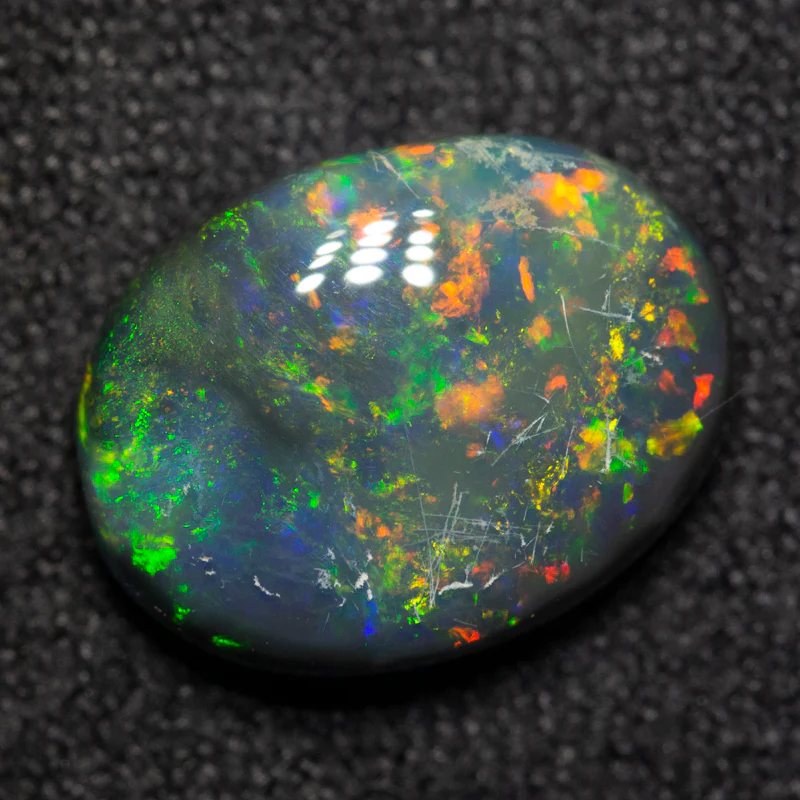 2.79 ct black opal 11.5x8.8x4.3mm