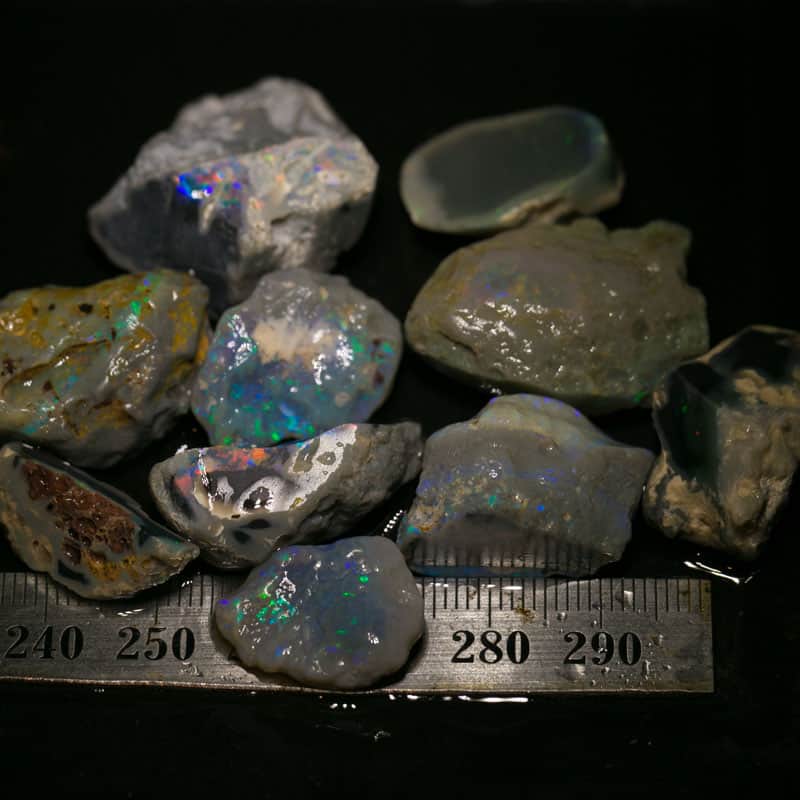 200 ct rough opal parcel 10 pc for the Intermediate opal cutter