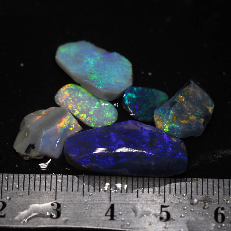 21.00 ct rubbed opal parcel 6pc