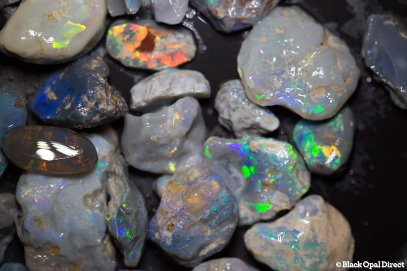 218 ct rough opal parcel 26 pieces