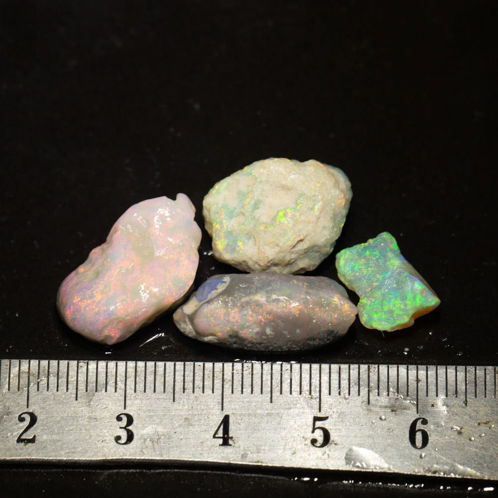 23 ct rough opal parcel 4pc