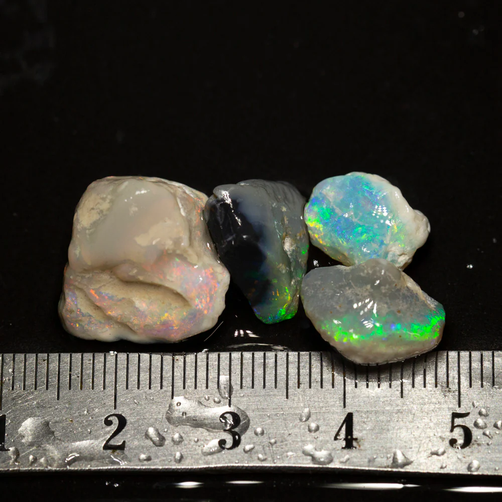 24 ct rough opal parcel 4pc