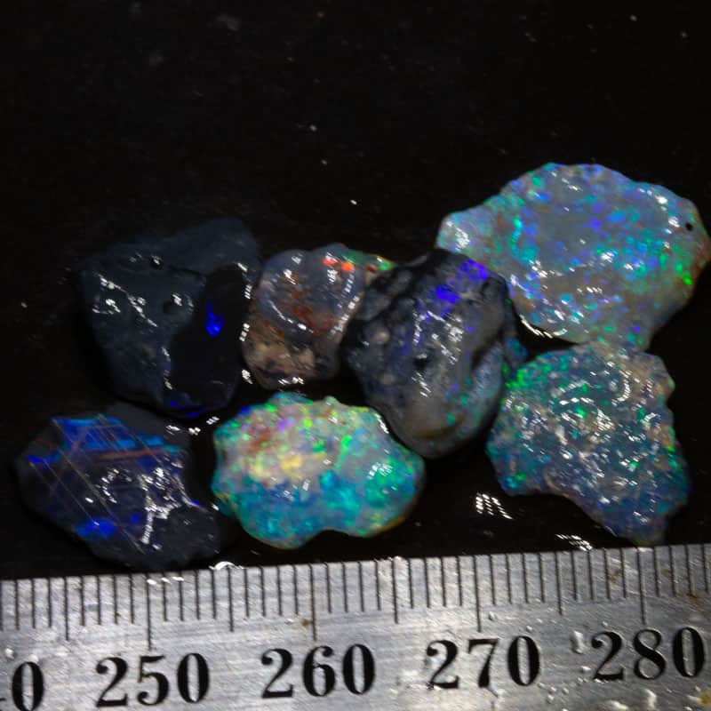 26 ct rough opal parcel 7 pieces