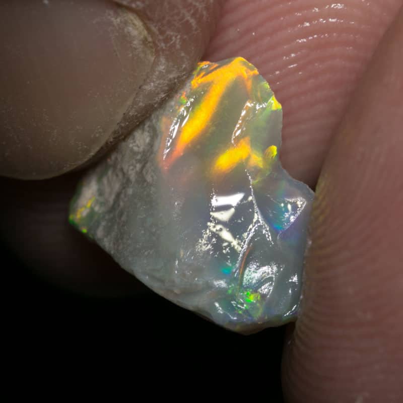 3.01 ct rough opal piece 12mm across