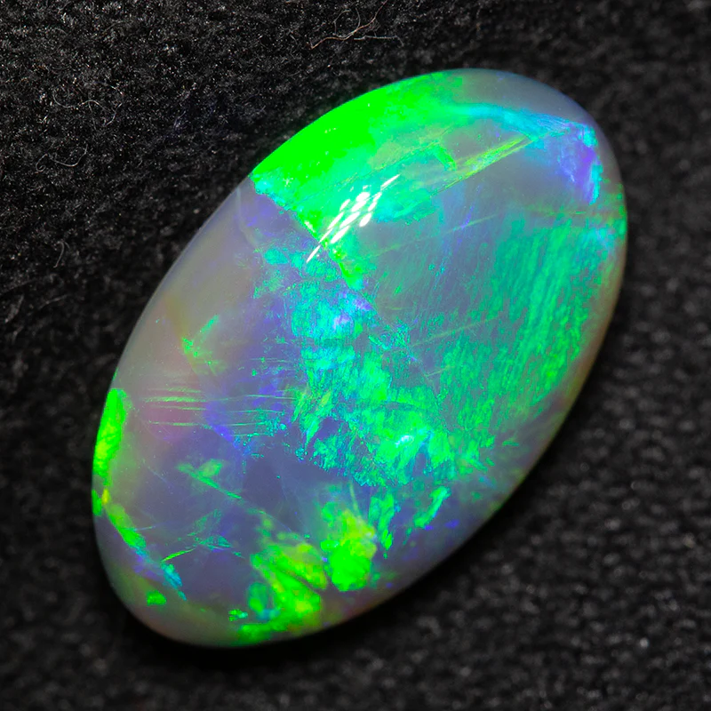 3.20 ct dark crystal opal 13.6x8.6x4.7mm