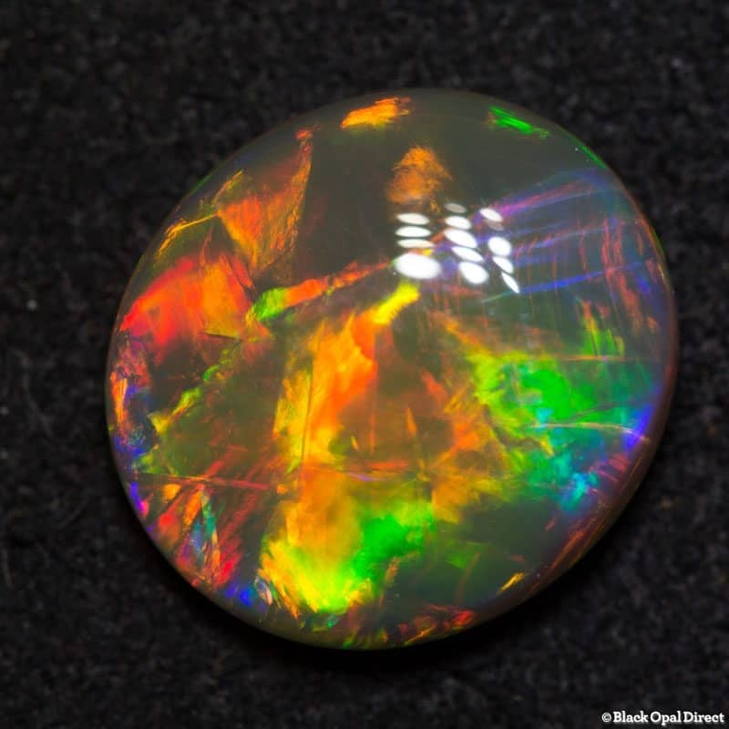 3.25 ct gem double sided crystal opal 12x11x4mm