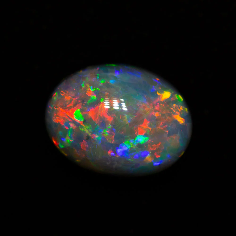 3.26 ct black opal 10.5x8x6.3mm - Image 2