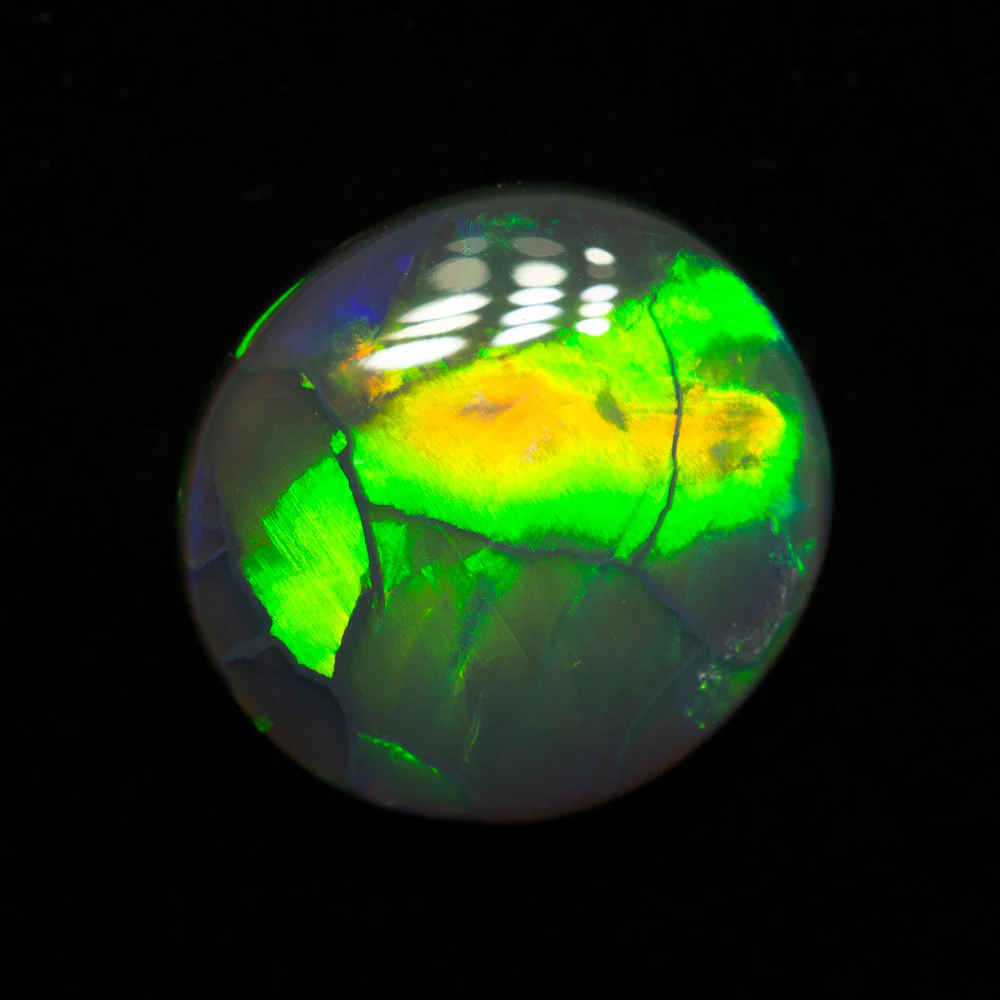 3.48 ct black opal 12x11.2x4.1mm - Image 2