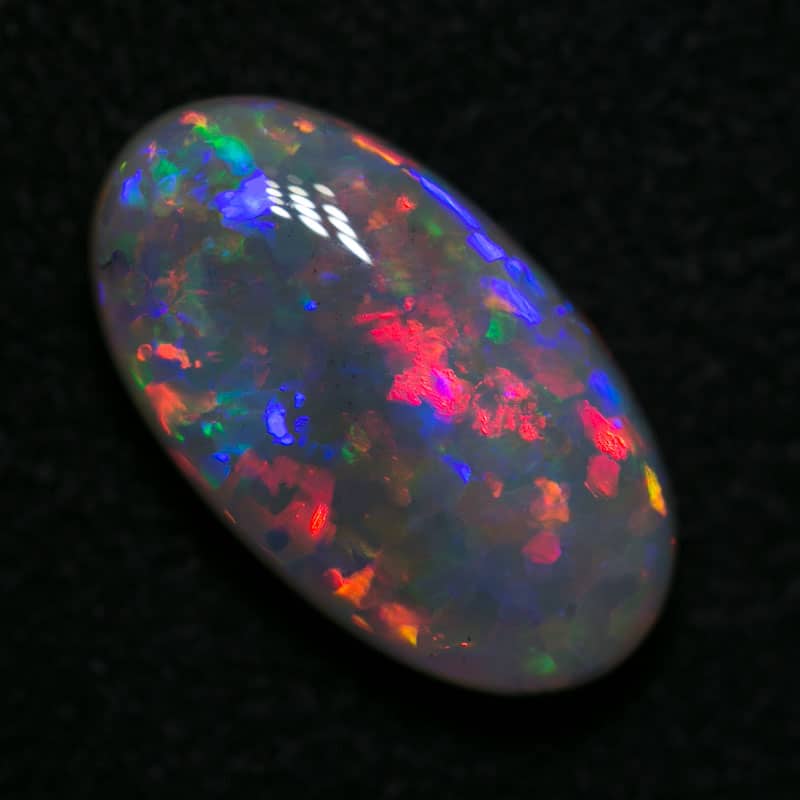 3.58 ct gem dark opal 14x8x5mm