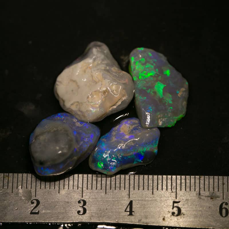 30 ct rough opal parcel 4pc