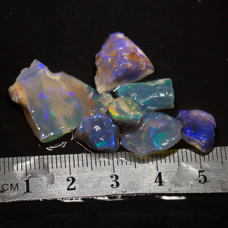 30 ct rough opal parcel 7pc