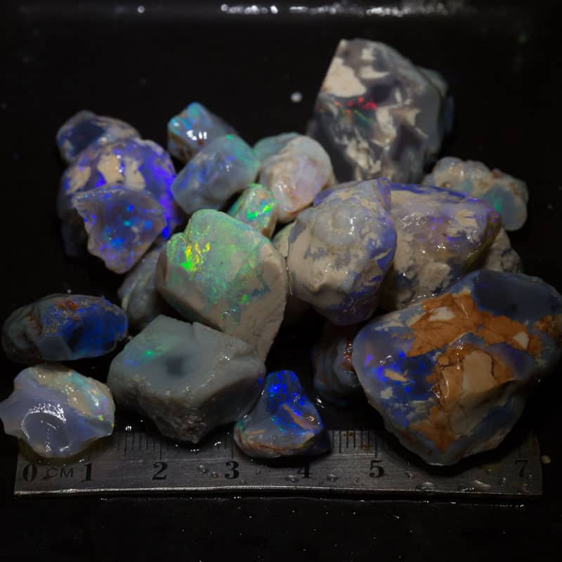 317 ct rough opal parcel 20 pieces