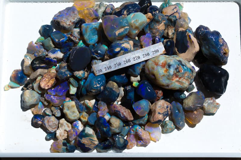 3200 ct rough opal parcel