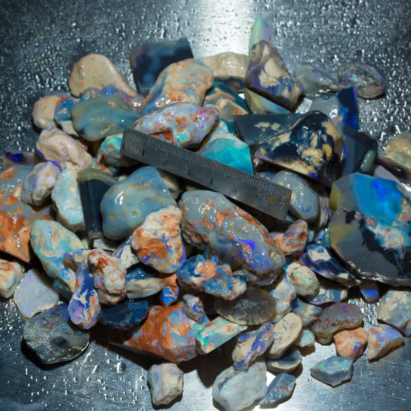 3213.97ct rough opal parcel 147 pieces