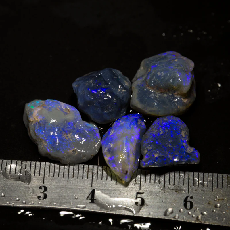 33 ct rough opal 5pc