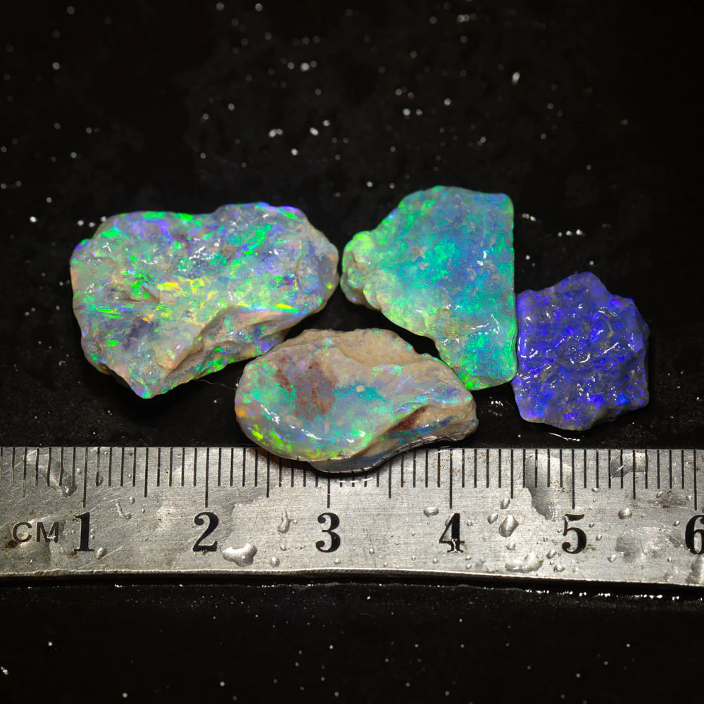 33 ct rough opal parcel 4pc