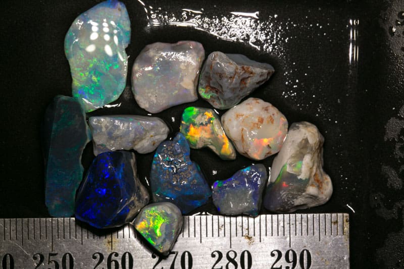 37 ct rough opal parcel 12 pieces