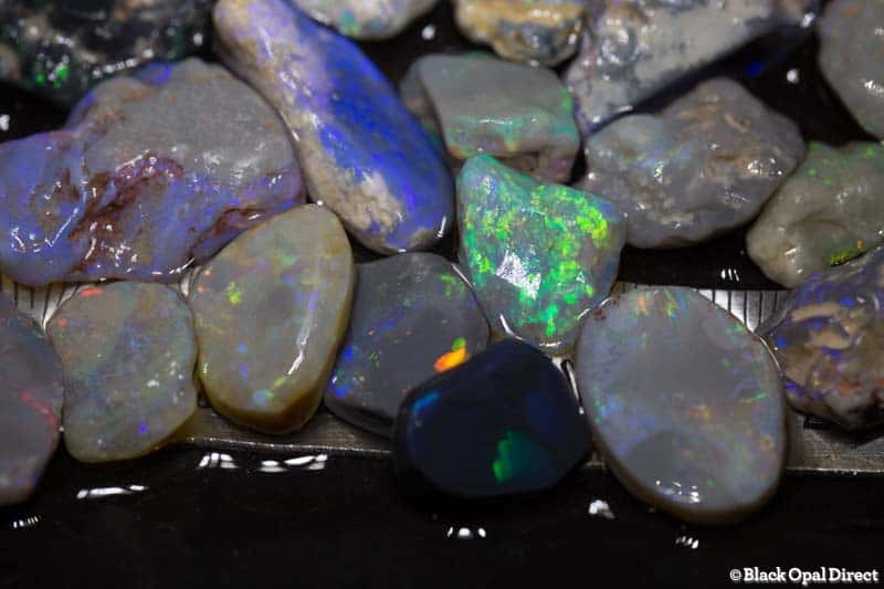 375 ct rough opal parcel for intermediate opal cutters