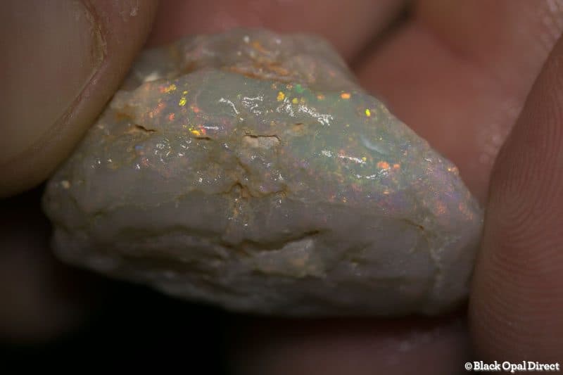 38 ct rough opal piece 29mm cross