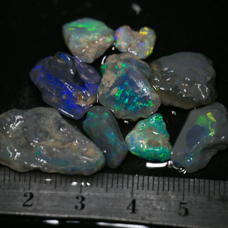 39 ct rough opal parcel 10 pieces for intermediate cutters