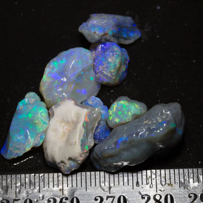 39 ct rough opal parcel 8 pieces