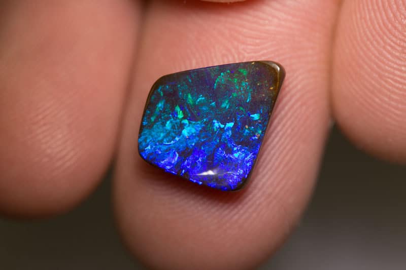 4.01 ct boulder opal 12x11x3mm