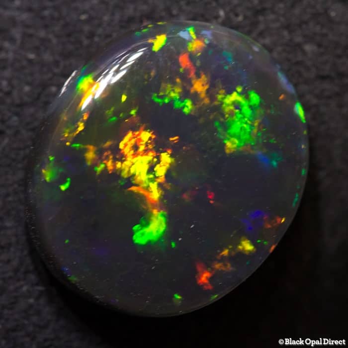 4.32 ct gem black opal 12.5x11x4.5mm