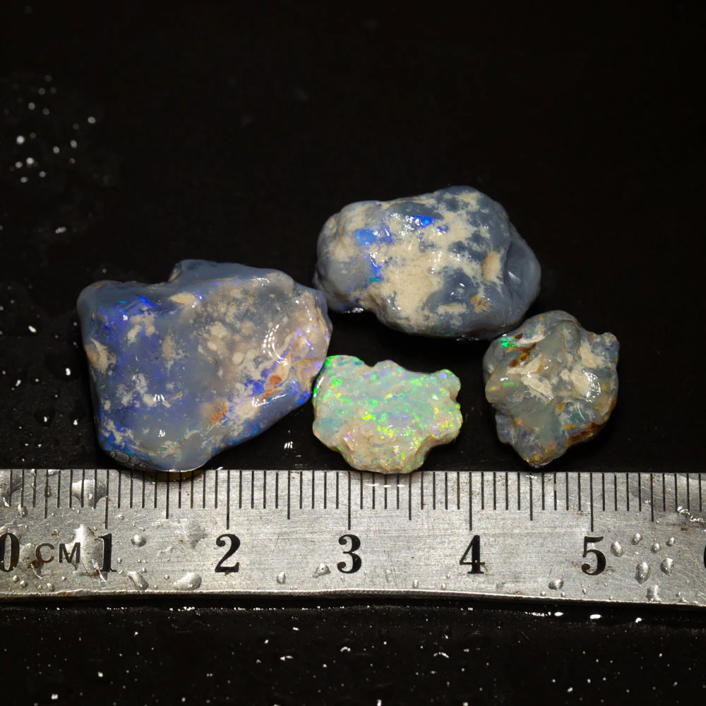 40 ct rough opal parcel 4pc