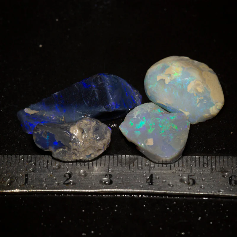 40 ct rough opal parcel 4pc