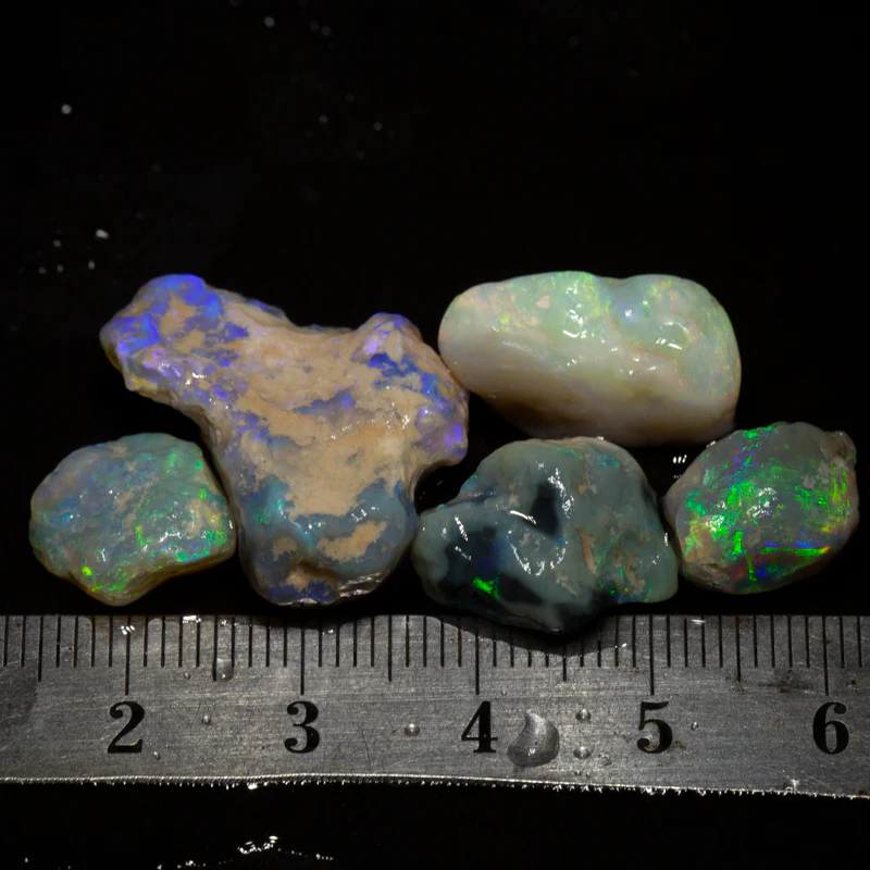 41 ct rough opal parcel 5pc