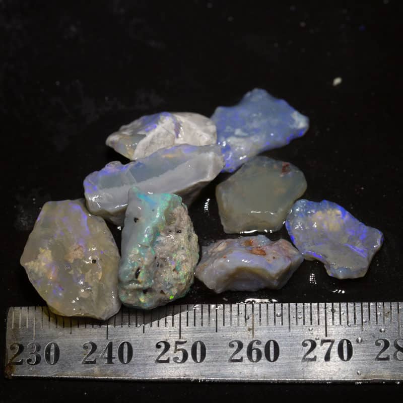 42 ct rough opal parcel 8 pieces