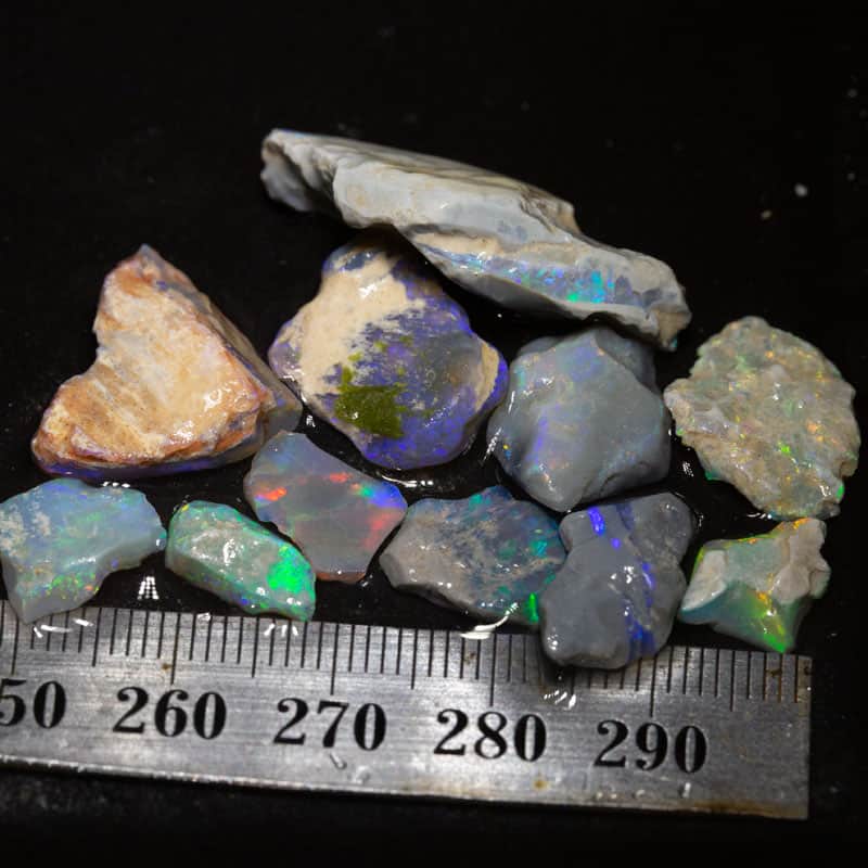 43 ct rough opal parcel 11pc