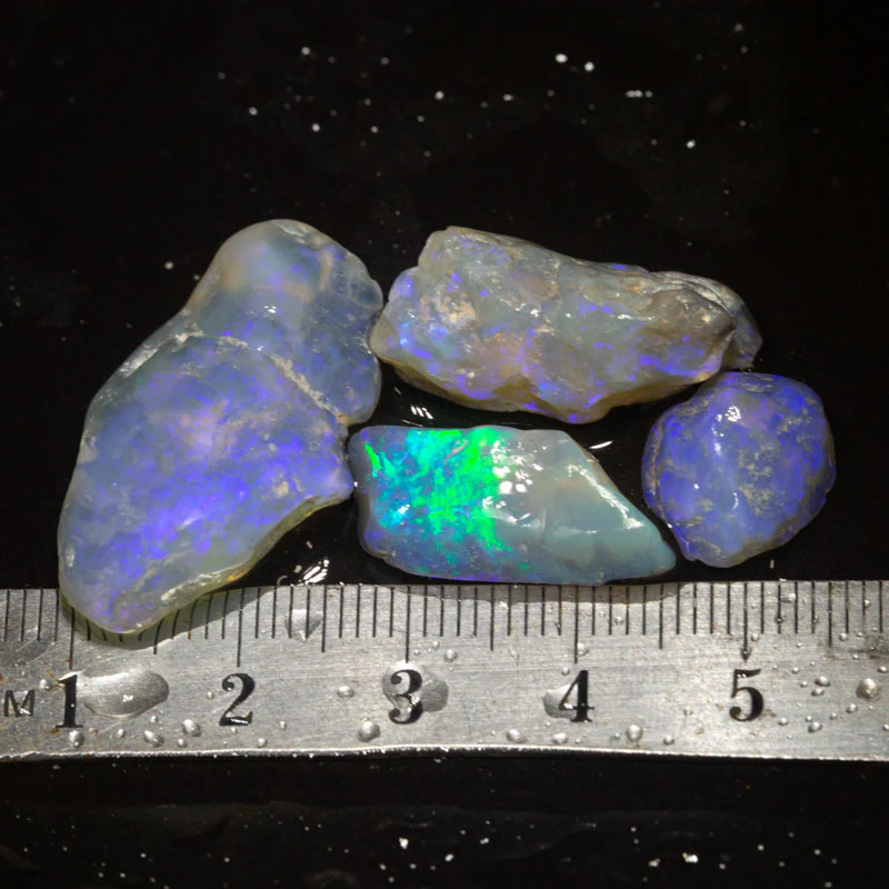 44 ct rough opal parcel 4pc