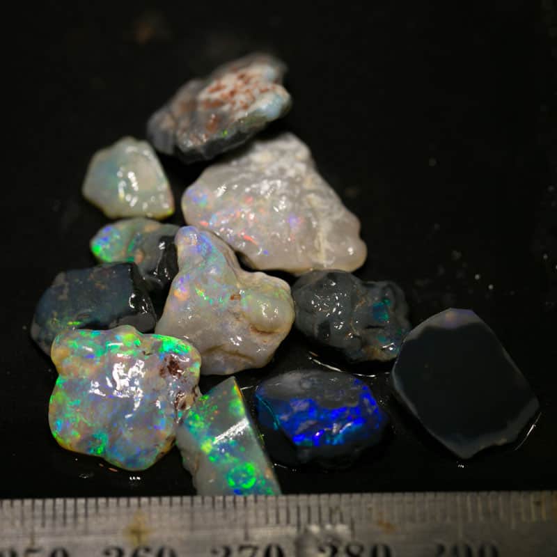 45 ct rough opal parcel 11 pieces