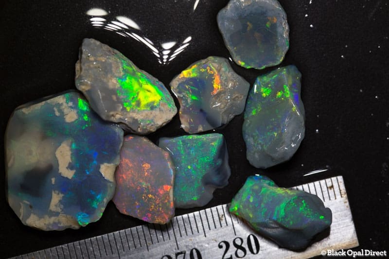 48 ct opal rubs parcel 8 pieces