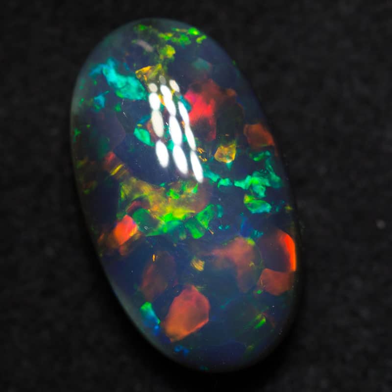 5.80 ct black opal 15.3x9x6mm