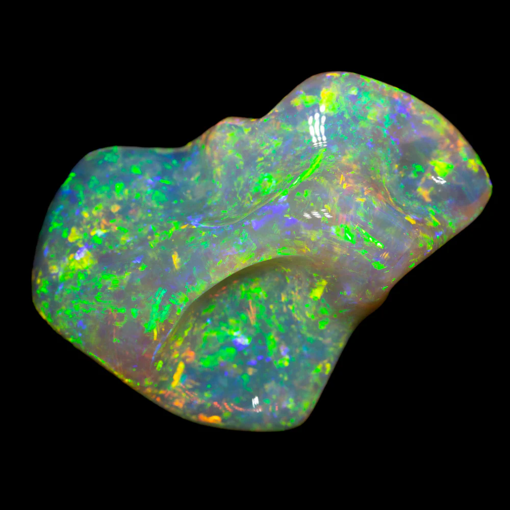 51.48 ct gem opal carving 41x30x12mm