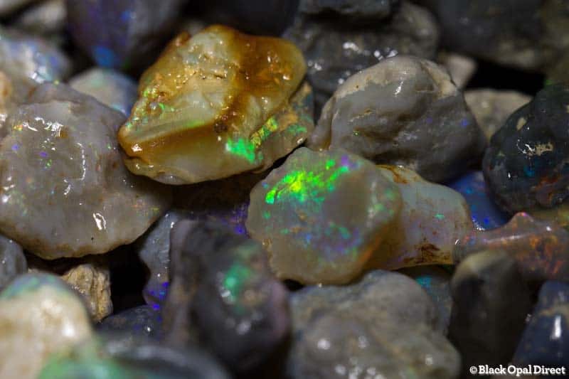 510 ct rough opal parcel for beginners and intermediate opal cutter