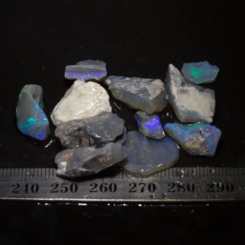 52 ct rough opal parcel 11 pieces