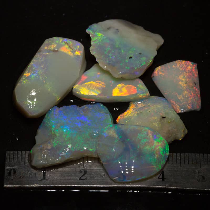 52 ct rough opal parcel 7pc