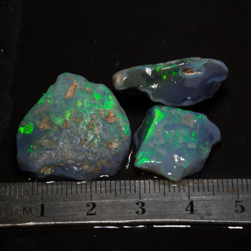 53 ct rough opal parcel 3pc